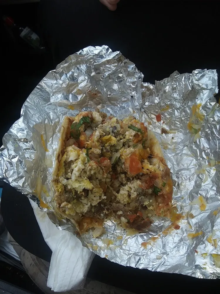 Chorizo and Eggs Taco