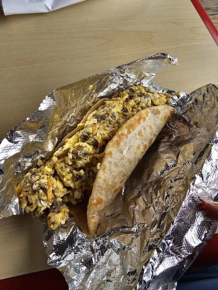 Steak and Egg Breakfast Taco